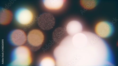 Abstract festive bokeh. used as an overlay