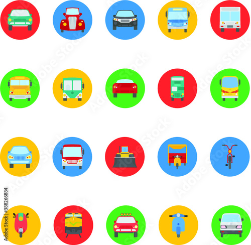 Transports Vector Icons