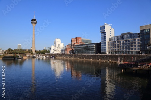 Dusseldorf city skyline, Germany