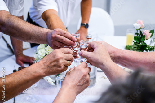 Canvas Print Wedding or party concept