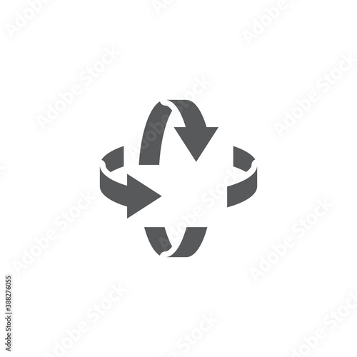 Augmented realit technology vector icon isolated on white background