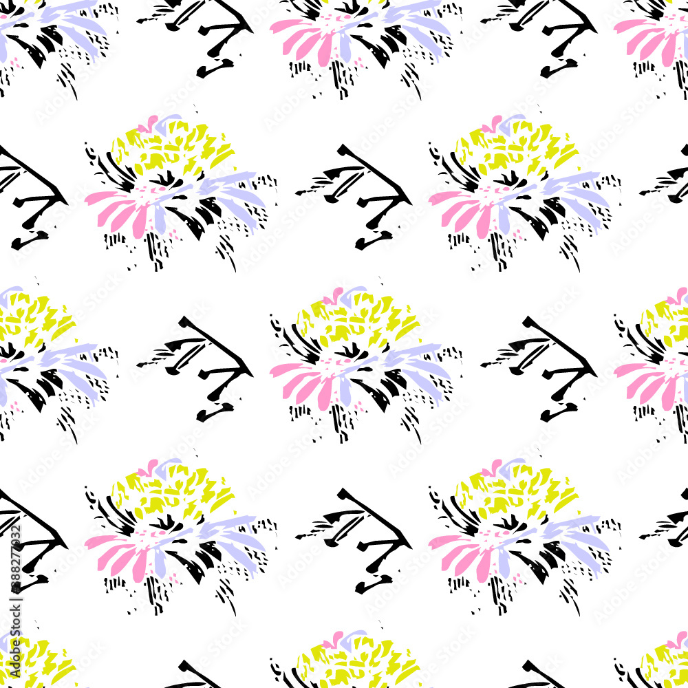 Obraz premium pattern with flowers