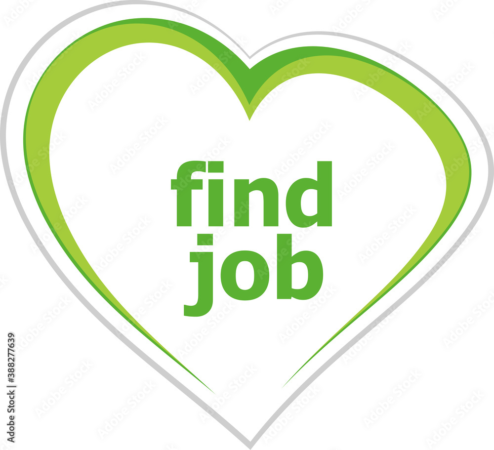 find jobs, business concept