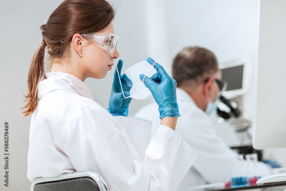 close up. female scientist embarking on new research. close up. female scientist embarking on new research.