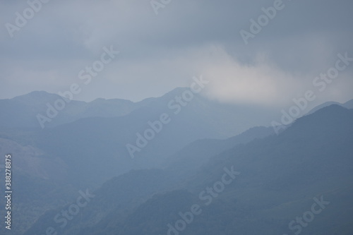 fog in the mountains