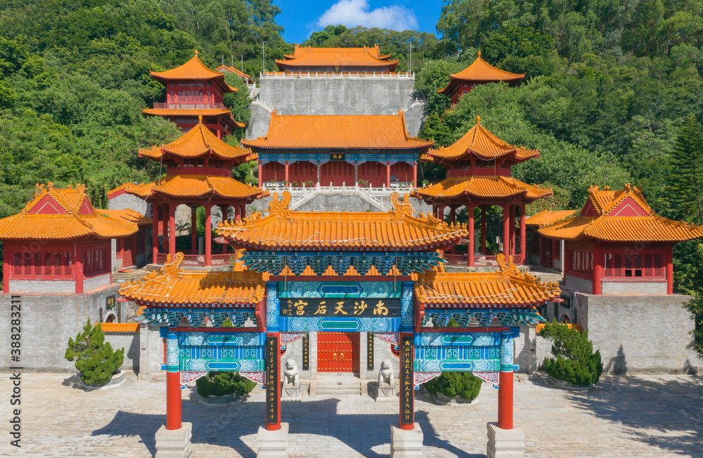 Fototapeta premium Tianhou palace scenic spot, Guangzhou City, Guangdong Province, China