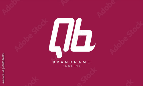 Alphabet letters Initials Monogram logo QB, BQ, Q and B