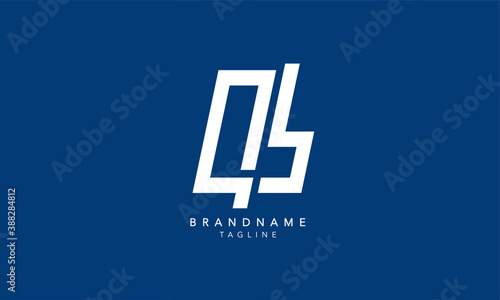Alphabet letters Initials Monogram logo QB, BQ, Q and B