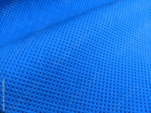 blue synthetic fabric texture