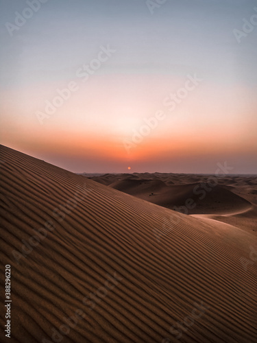 Last light in the Desert