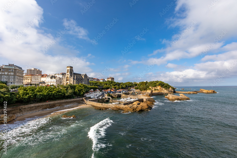 Old Port of Biarritz, Basque Country, FranceBiarritz seafront, Basque Country, France