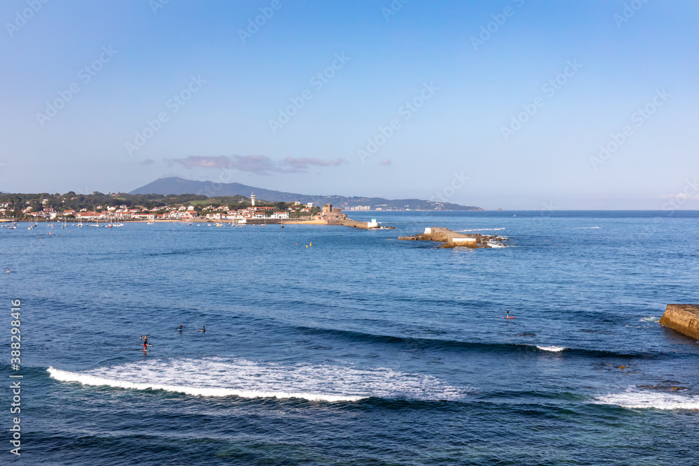 Obraz premium Socoa Fort of Ciboure, Bay of Saint-Jean-de-Luz, Basque Country, France