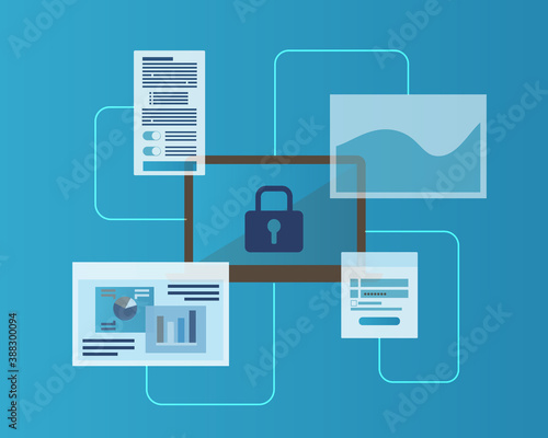 Data Security in the Age of Digital Transformation vector
