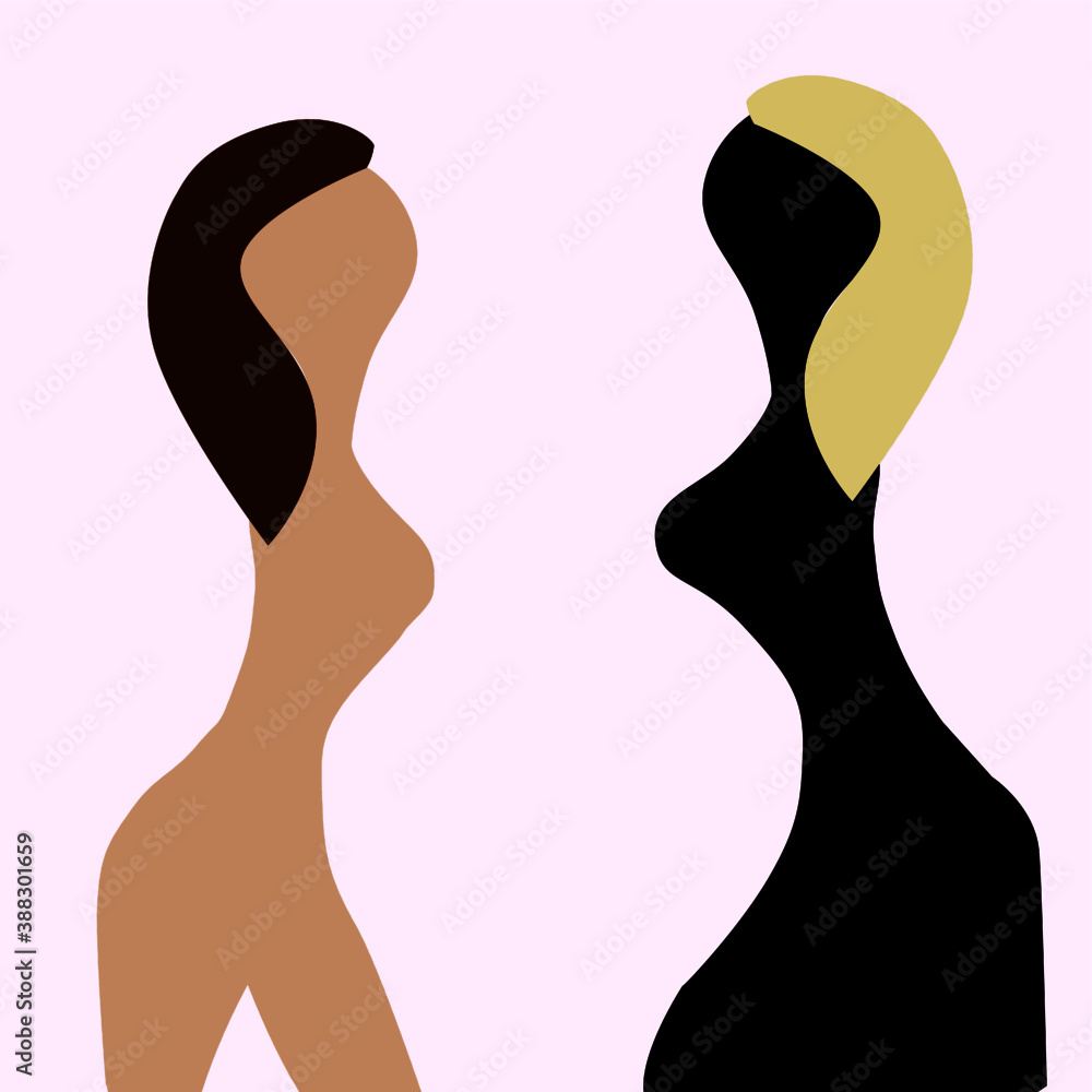 Women in the abstract art Women in the abstract art