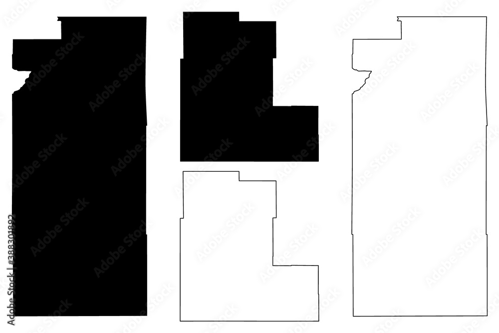 Santa Fe and Otero County, New Mexico (U.S. county, United States of America, USA, U.S., US) map vector illustration, scribble sketch map Santa Fe and Otero County, New Mexico (U.S. county, United States of America, USA, U.S., US) map vector illustration, scribble sketch map