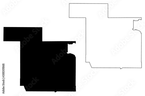 Sandoval County, New Mexico (U.S. county, United States of America, USA, U.S., US) map vector illustration, scribble sketch Sandoval map photo