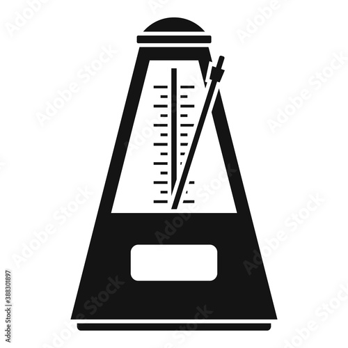 Motion metronome icon. Simple illustration of motion metronome vector icon for web design isolated on white background