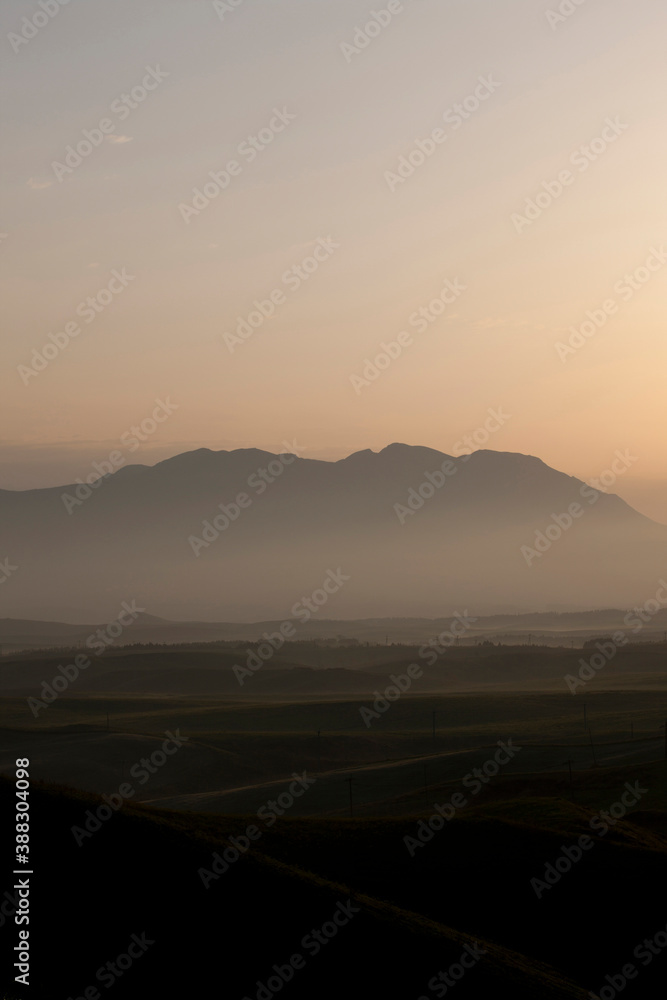 大観峰からの阿蘇の朝