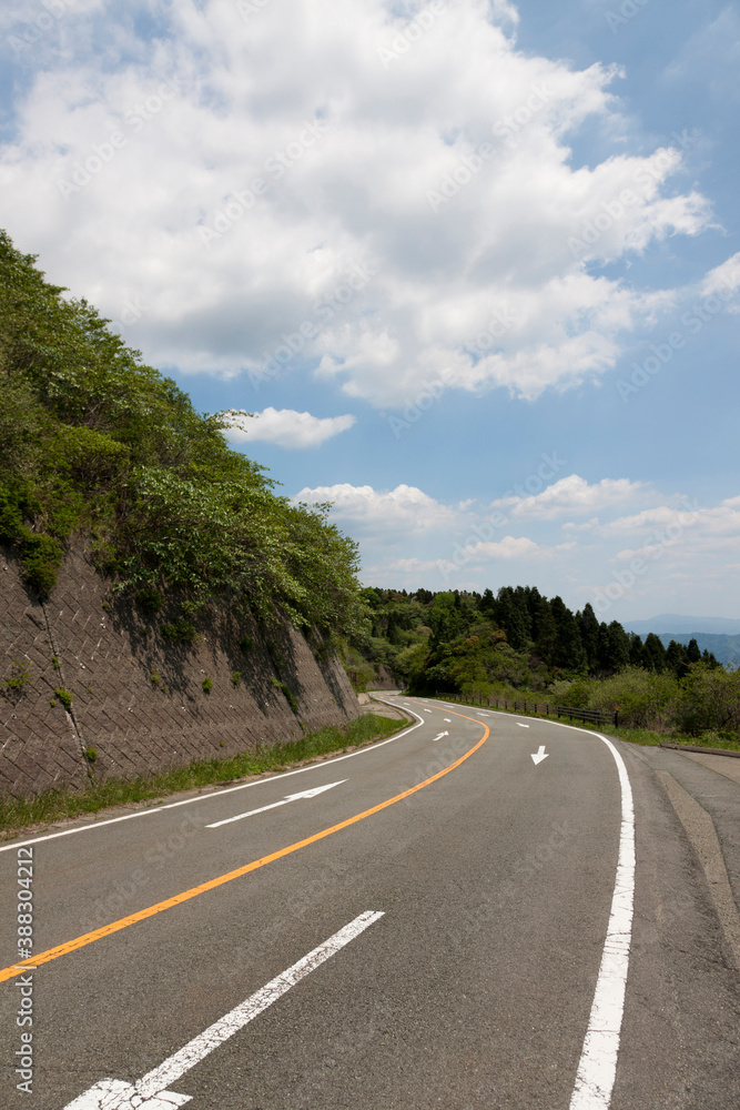 阿蘇の道路