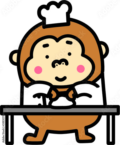 ゴリラのコックさん