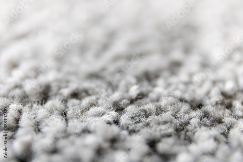 macro villi of a home gray carpet