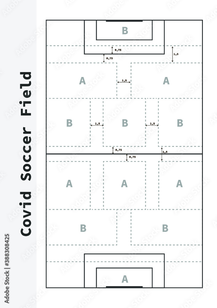 New Soccer Strategy for game with safety social distancing New Soccer Strategy for game with safety social distancing