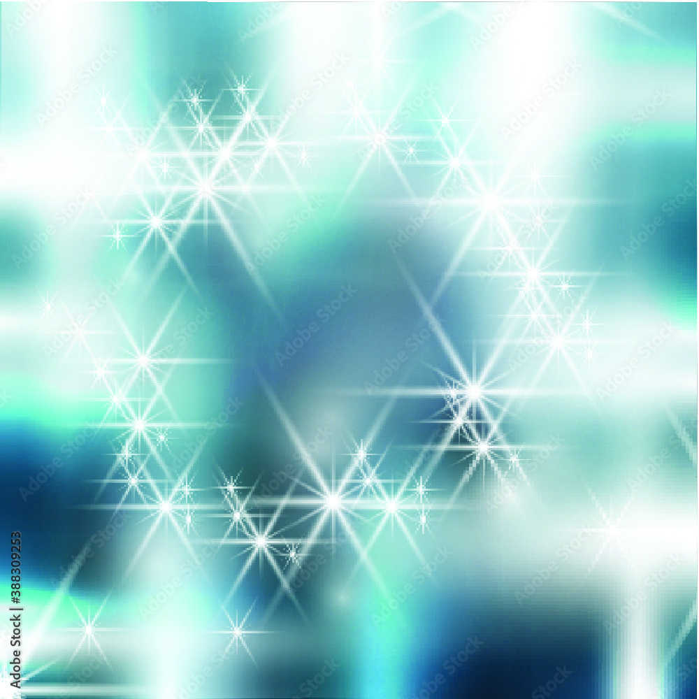 Green Summer Background of Blurred Lights with Modern Effect . Green Summer Background of Blurred Lights with Modern Effect .