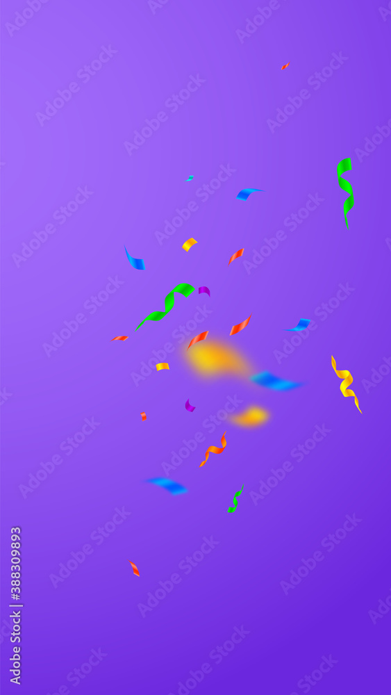 Streamers and confetti. Colorful streamers tinsel Streamers and confetti. Colorful streamers tinsel
