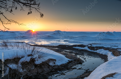 Huron Winter Twilight photo