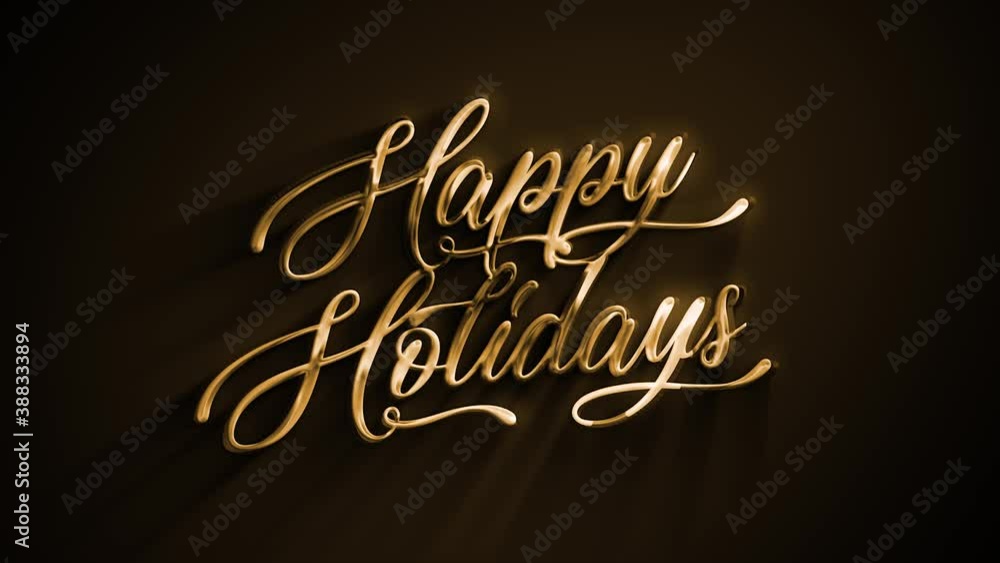 Happy New Year Holidays Golden Postcard Animation/ 4k animation of a beautiful gold textured happy new year's eve background with elegant hand written lighting text reveal Happy New Year Holidays Golden Postcard Animation/ 4k animation of a beautiful gold textured happy new year's eve background with elegant hand written lighting text reveal