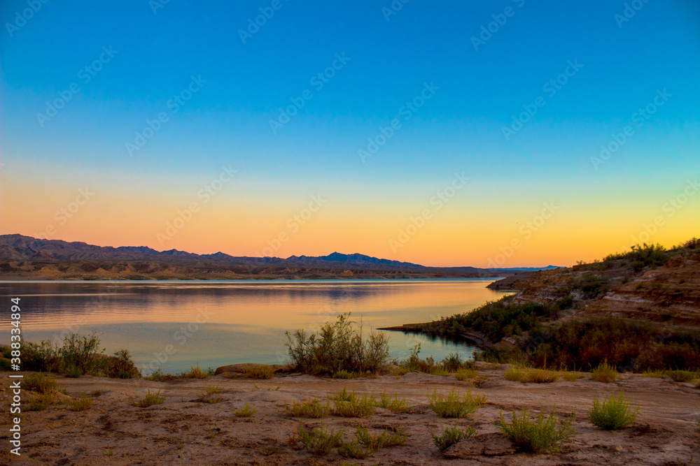 Lake Mead Sunrise, Nevada, USA