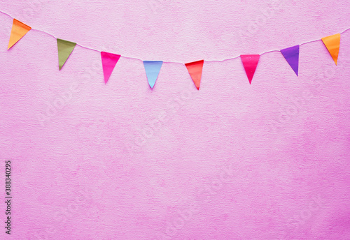 Party or birthday background. Copy space for text.