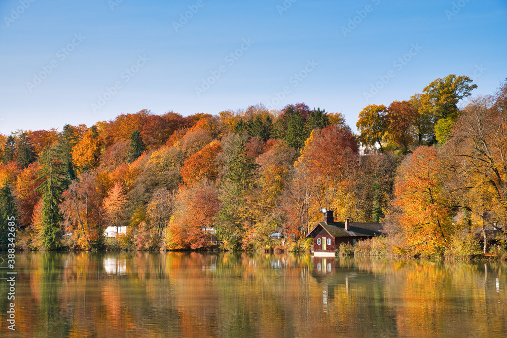 Hinterbrühler See, München im Herbst