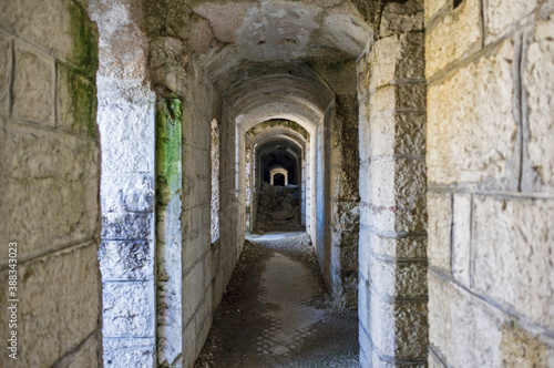 internal corridor of Fort Dosso del Sommo © oigro