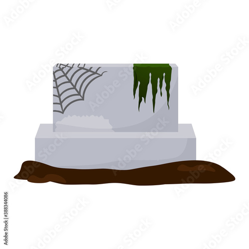 Isolated tombstone icon