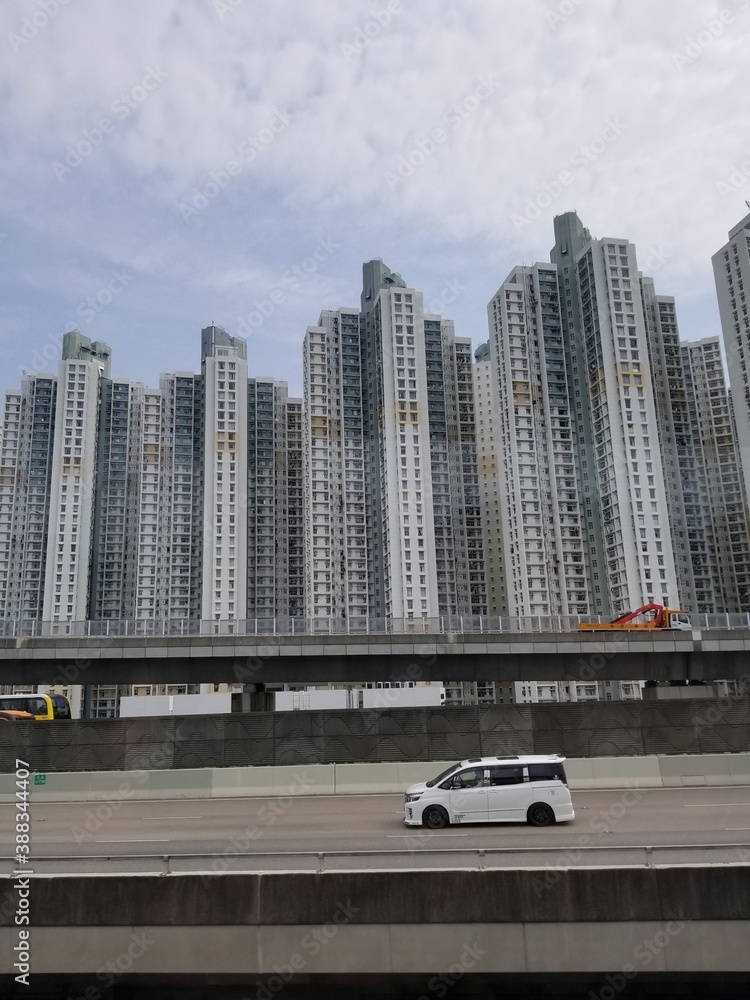Naklejka premium urban city