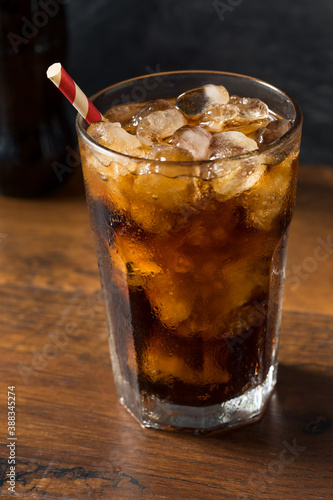 Refreshing Cold Dark Cola Soft Drink