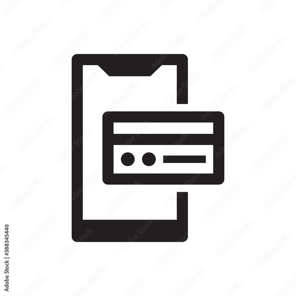 Fototapeta premium online payment icon