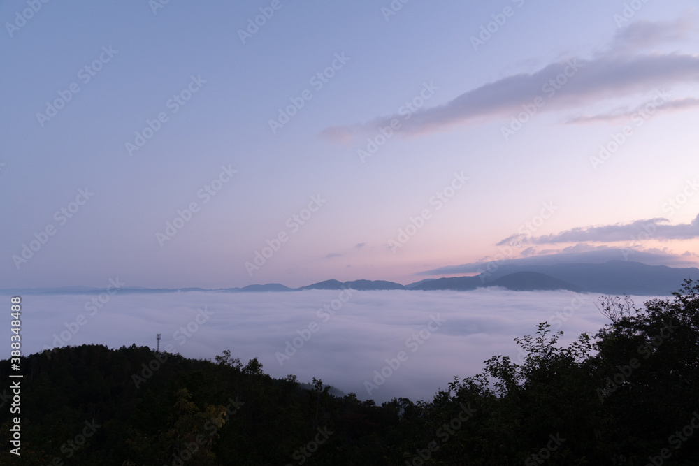 夜明け前の雲海 夜明け前の雲海