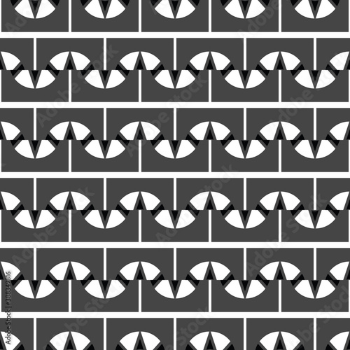 Vector seamless pattern texture background with geometric shapes in grey  white  black colors.