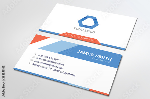 Elegant business card, computer, and laptop service