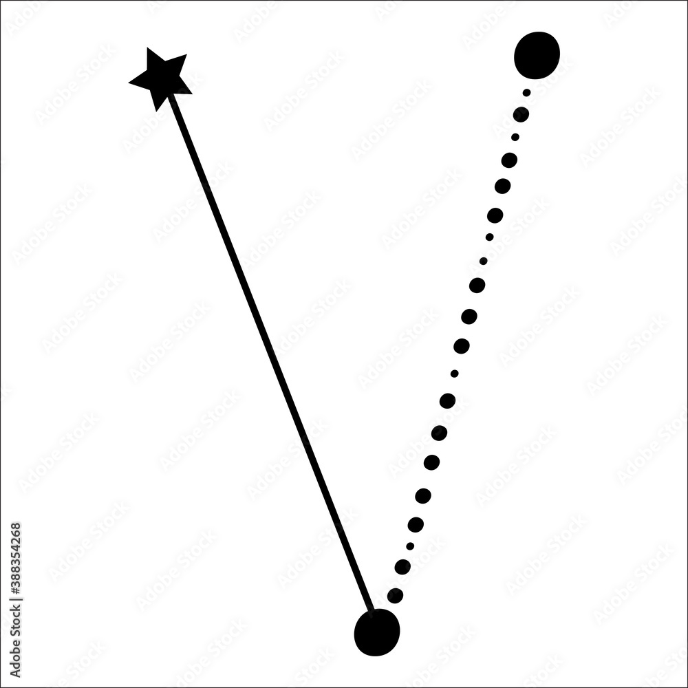 Constellation themed letter V. Dots and star line art. Vector illustration. Constellation themed letter V. Dots and star line art. Vector illustration.