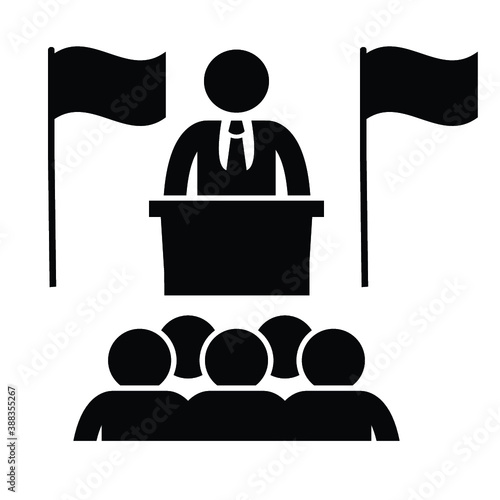 Vector illustration of icons isolated white and black.