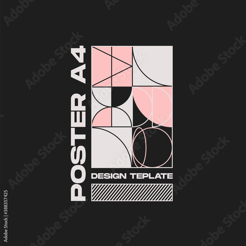 Postmodern Design Vector Cover Mockup