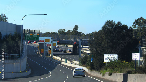 Photography New motorway heading into the M5 and M8 tunnels from Beverly Hills