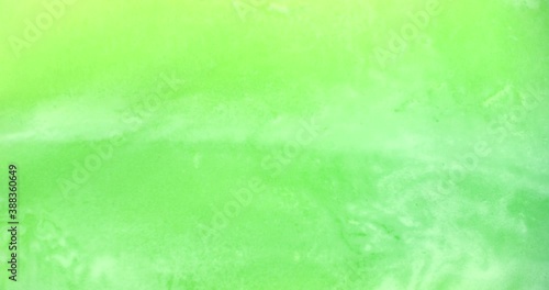 Green Lime Moving Water Liquid Soda Slime with Bubbles Splashes 