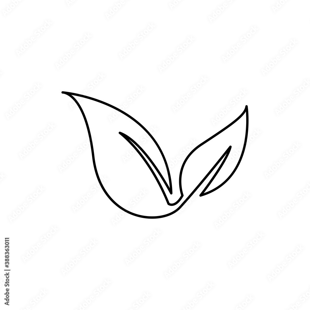 illustration of an leaf