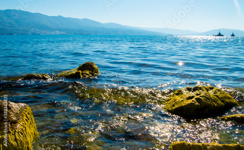 rocks in the water