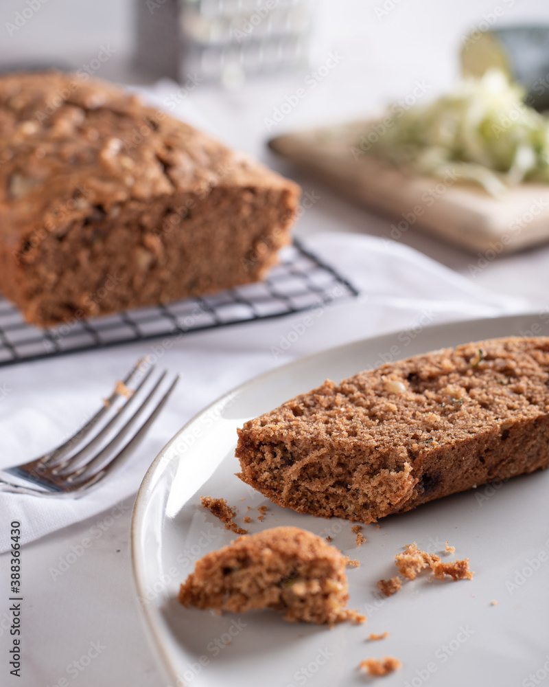 fresh baked zucchini bread fresh baked zucchini bread