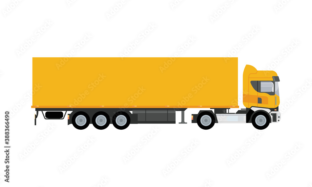 yellow truck car vehicle mockup icon yellow truck car vehicle mockup icon